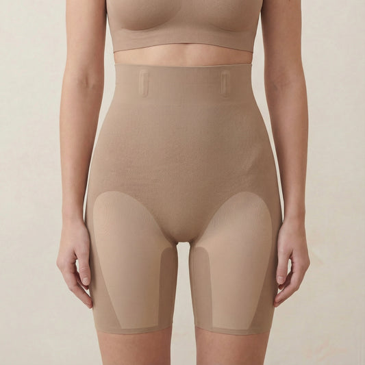 6005 | M-2XL Size | High-Waist Shaping Shorts
