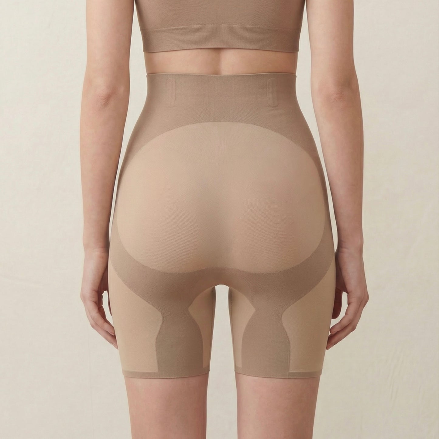 6005 | M-2XL Size | High-Waist Shaping Shorts