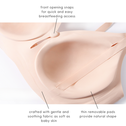 Dual-Opening Nursing Bra