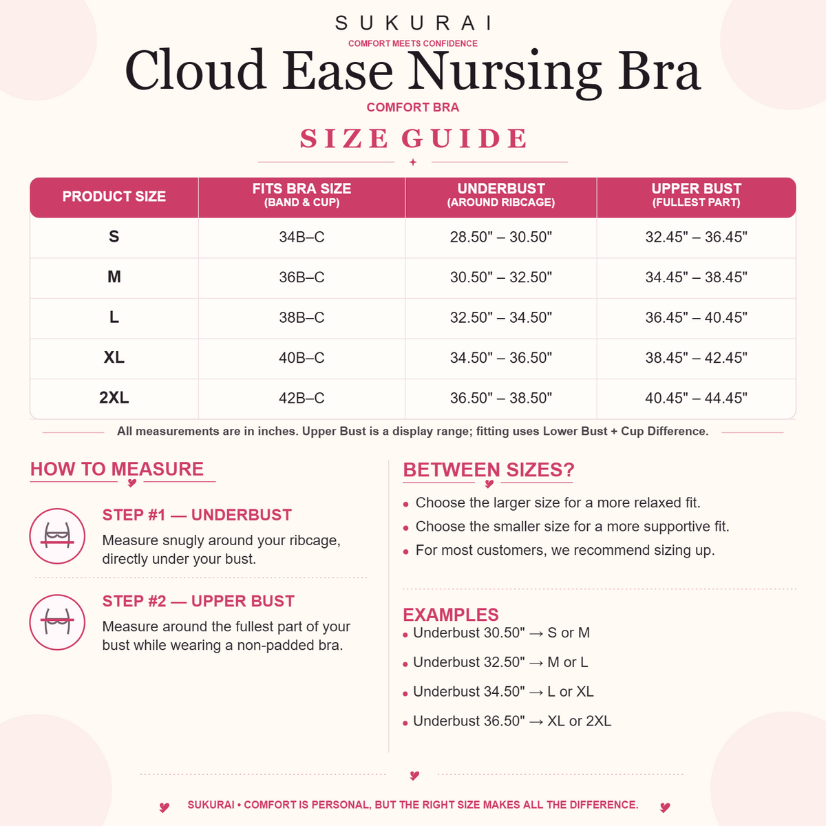Cloud Ease Nursing Bra | B-C Cup