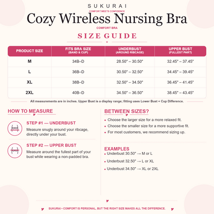 Cozy Wireless Nursing Bra