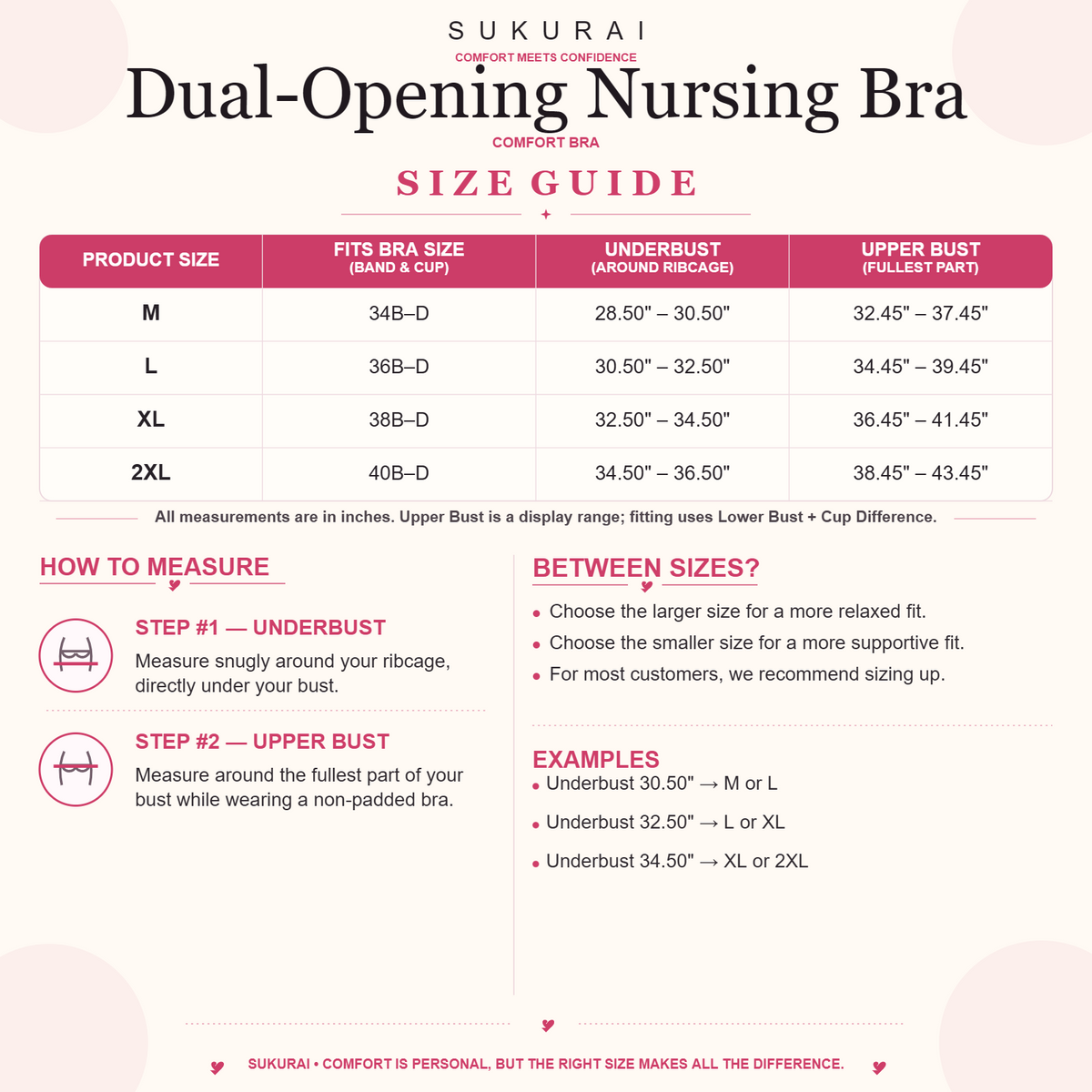 Dual-Opening Nursing Bra